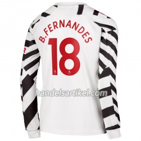 Manchester United Bruno Fernandes 18 Ausweich Trikotsatz 2020/21 Langarm